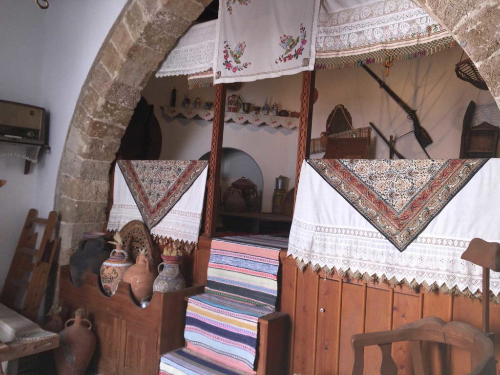 Музей "традиционный греческий дом" в деревне 